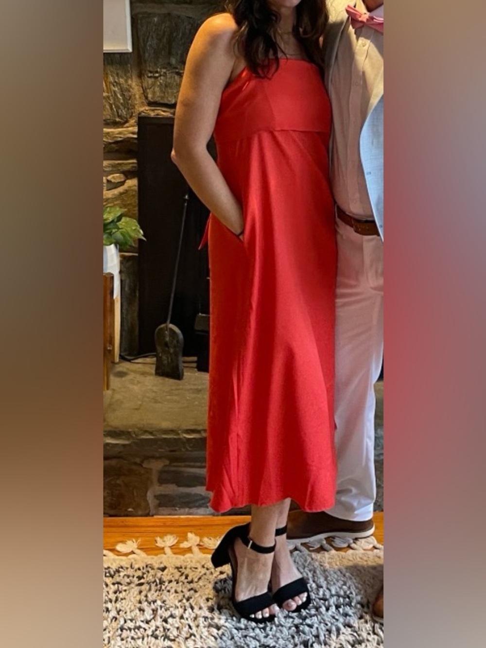 Red Midi Dress